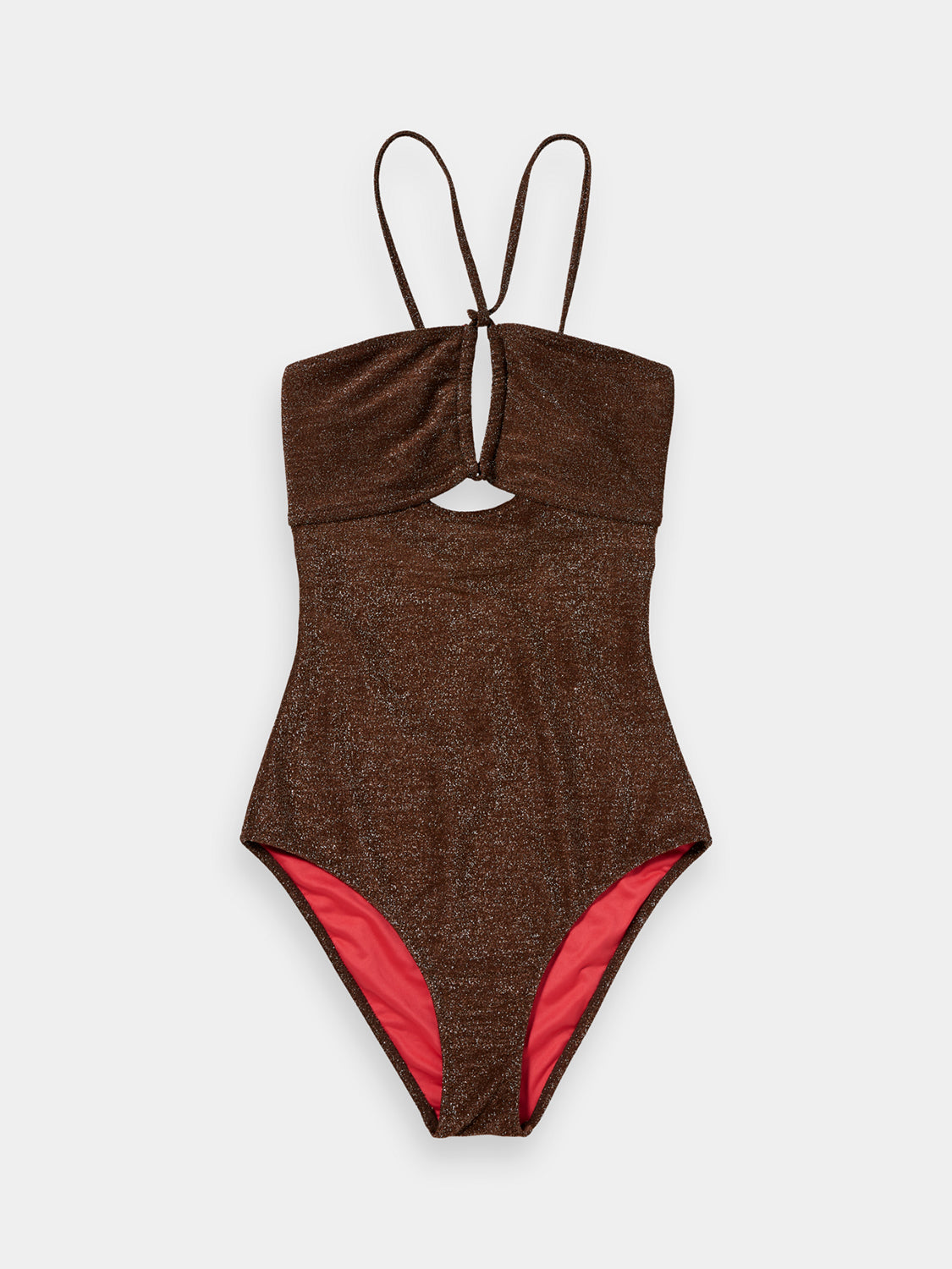Shiny Lurex swimsuit by Scotch & Soda featuring a sleek, fitted design perfect for beach or poolside wear.