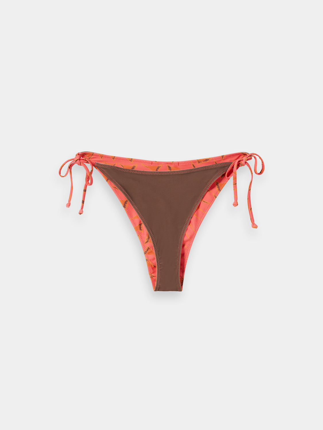 Printed bikini bottom from Scotch & Soda swimwear featuring vibrant, colorful patterns and a comfortable fit.