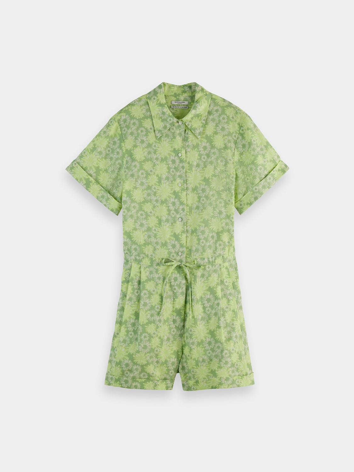 Linen utility playsuit - Scotch & Soda NZ