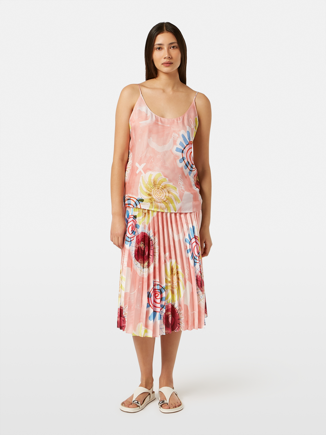 Pleated midi skirt - Scotch & Soda NZ