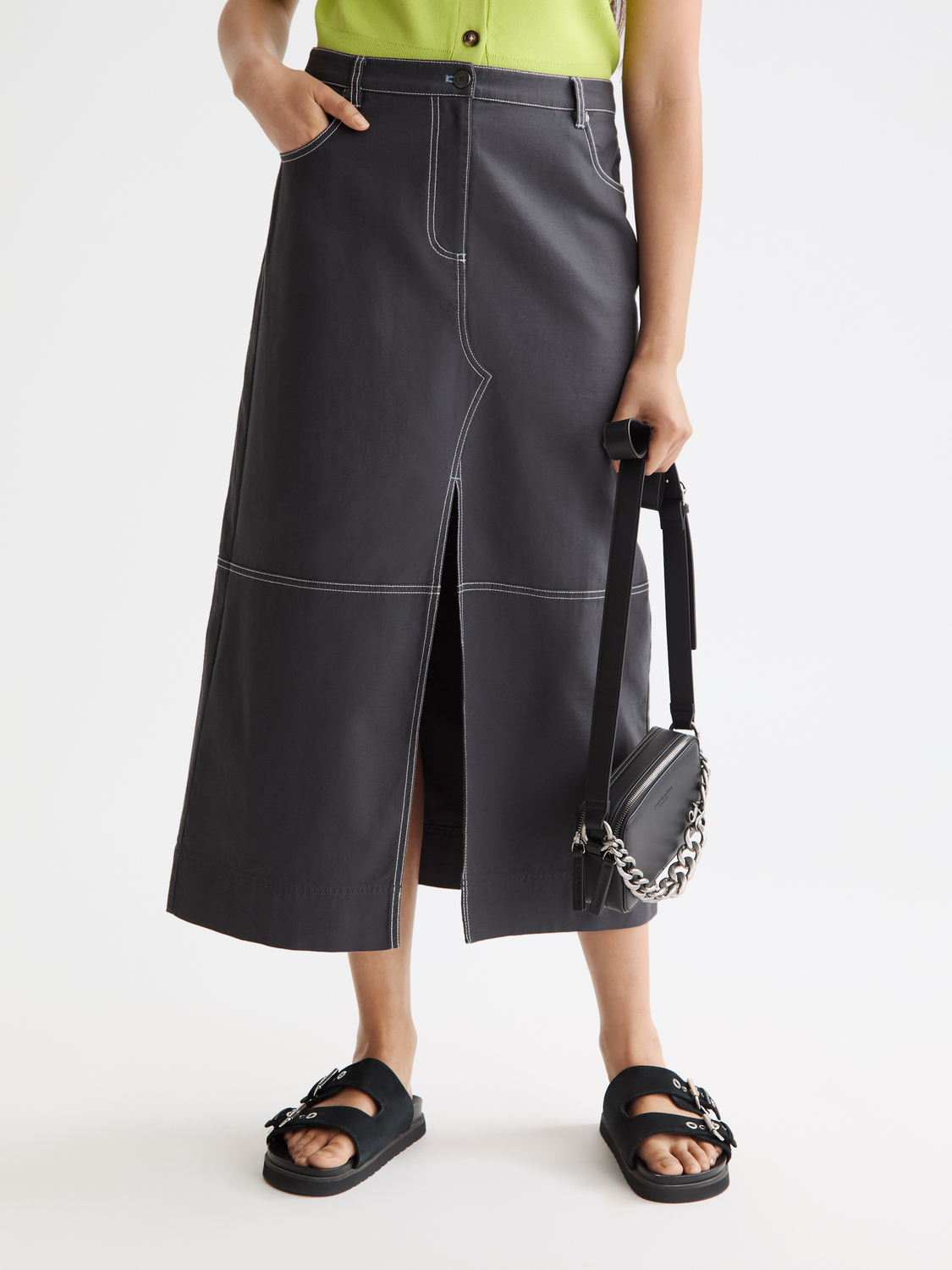 Workwear midi skirt - Scotch & Soda NZ