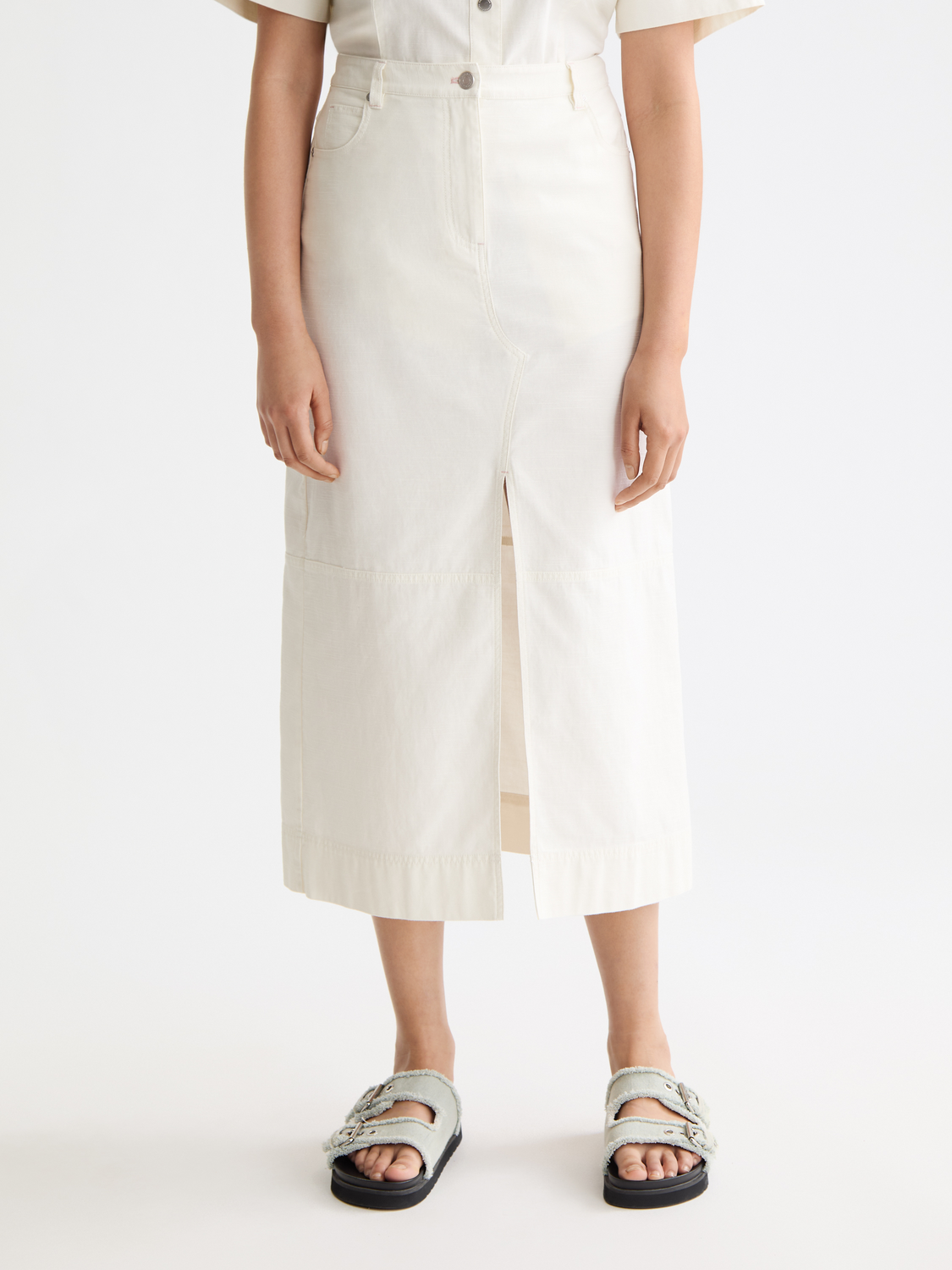Workwear midi skirt - Scotch & Soda NZ