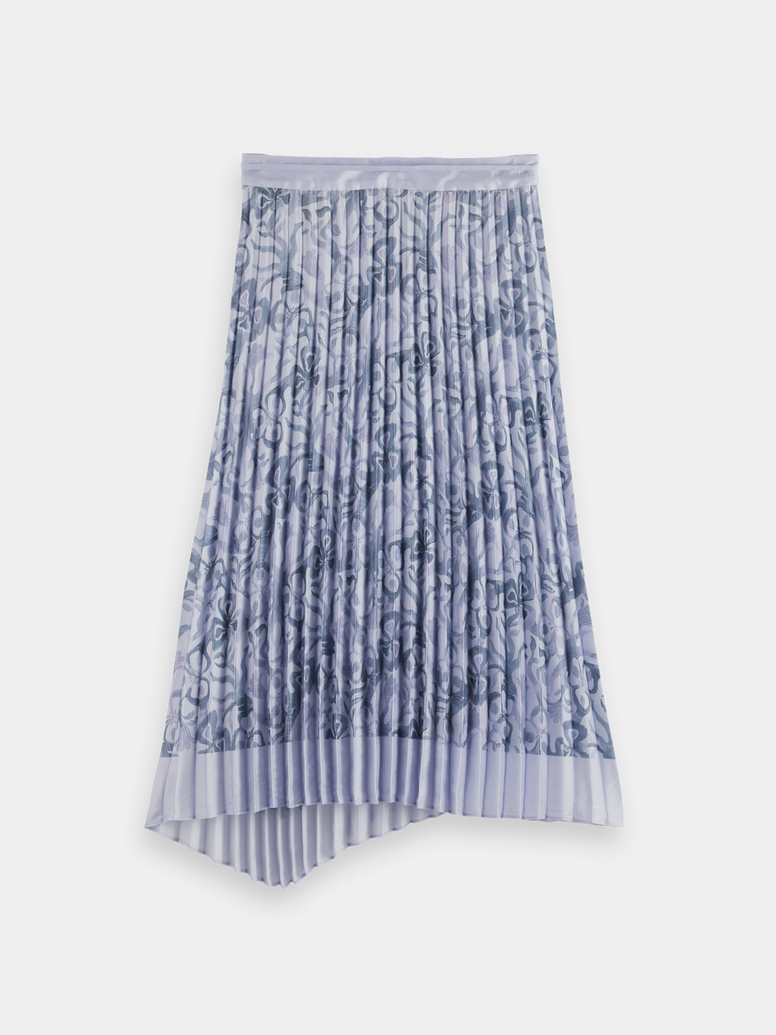Asymmetrical pleated skirt - Scotch & Soda NZ