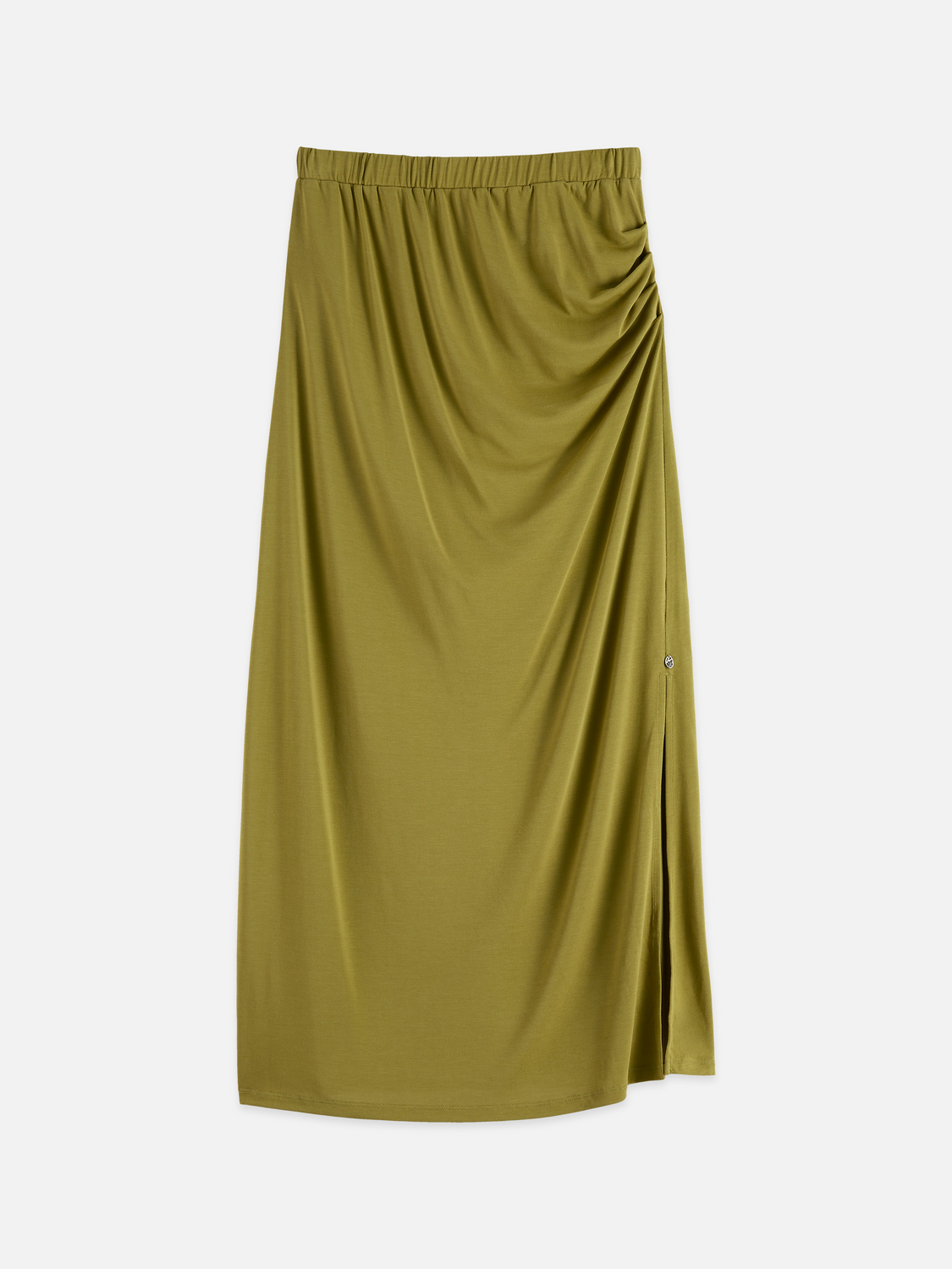 SCOTCH & SODA modal skirt in a flowing silhouette, shown from the front