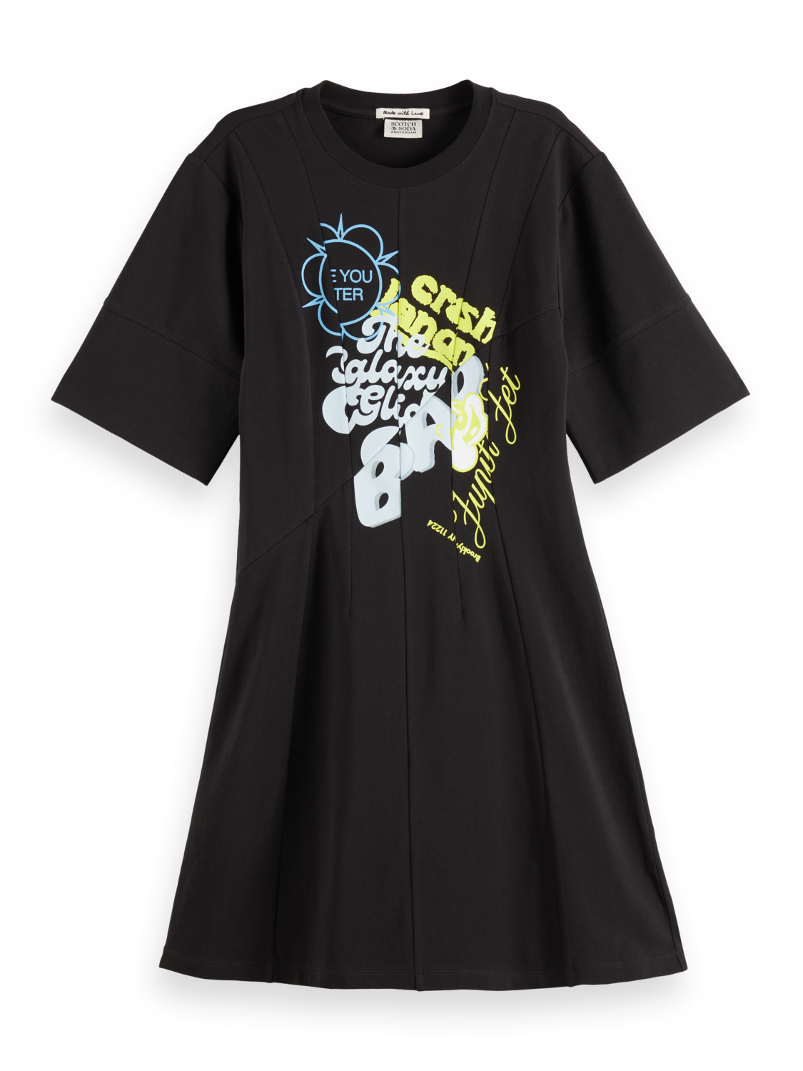 SCOTCH & SODA jersey t-shirt dress in a casual short-sleeve style