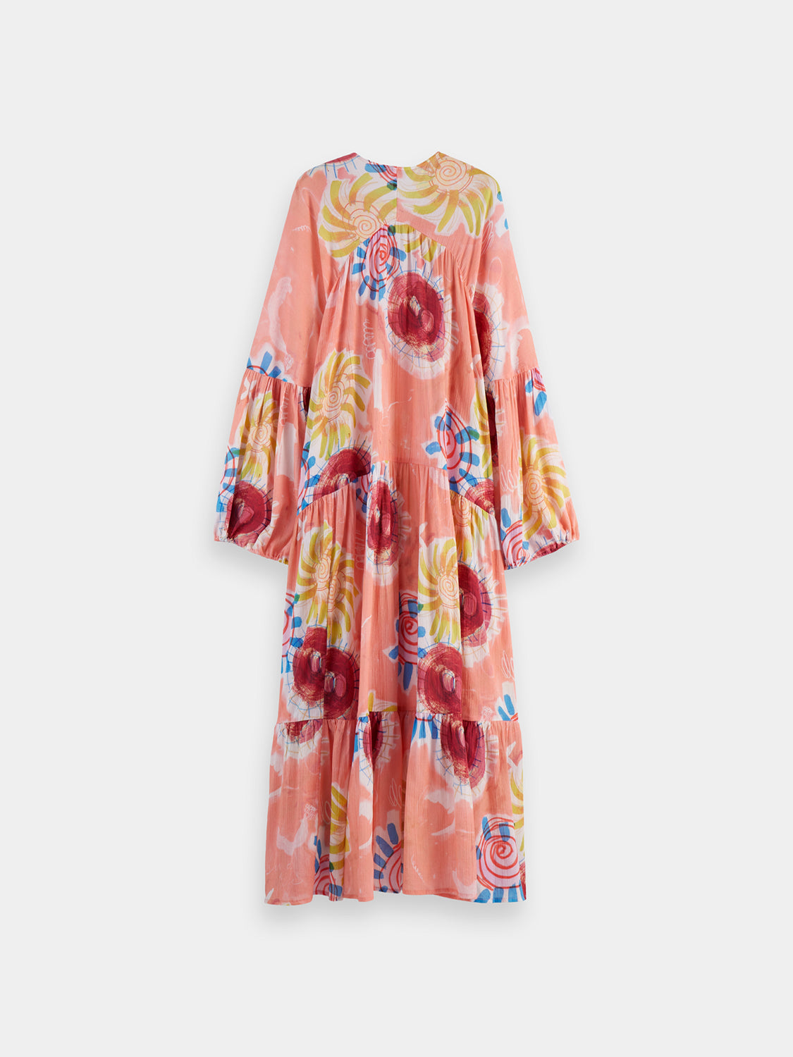 Black crinkle maxi dress by Scotch & Soda, flowing fabric with a relaxed fit, featuring a sleeveless design and elegant style.