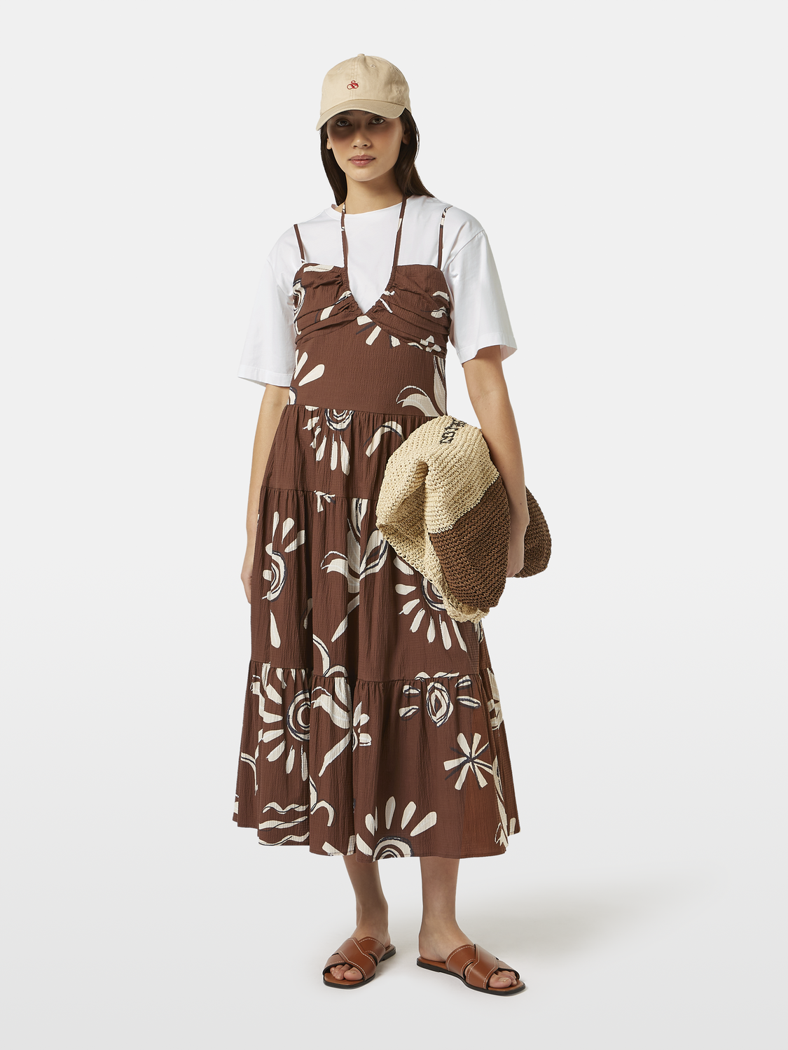 Seersucker midi dress - Scotch & Soda NZ