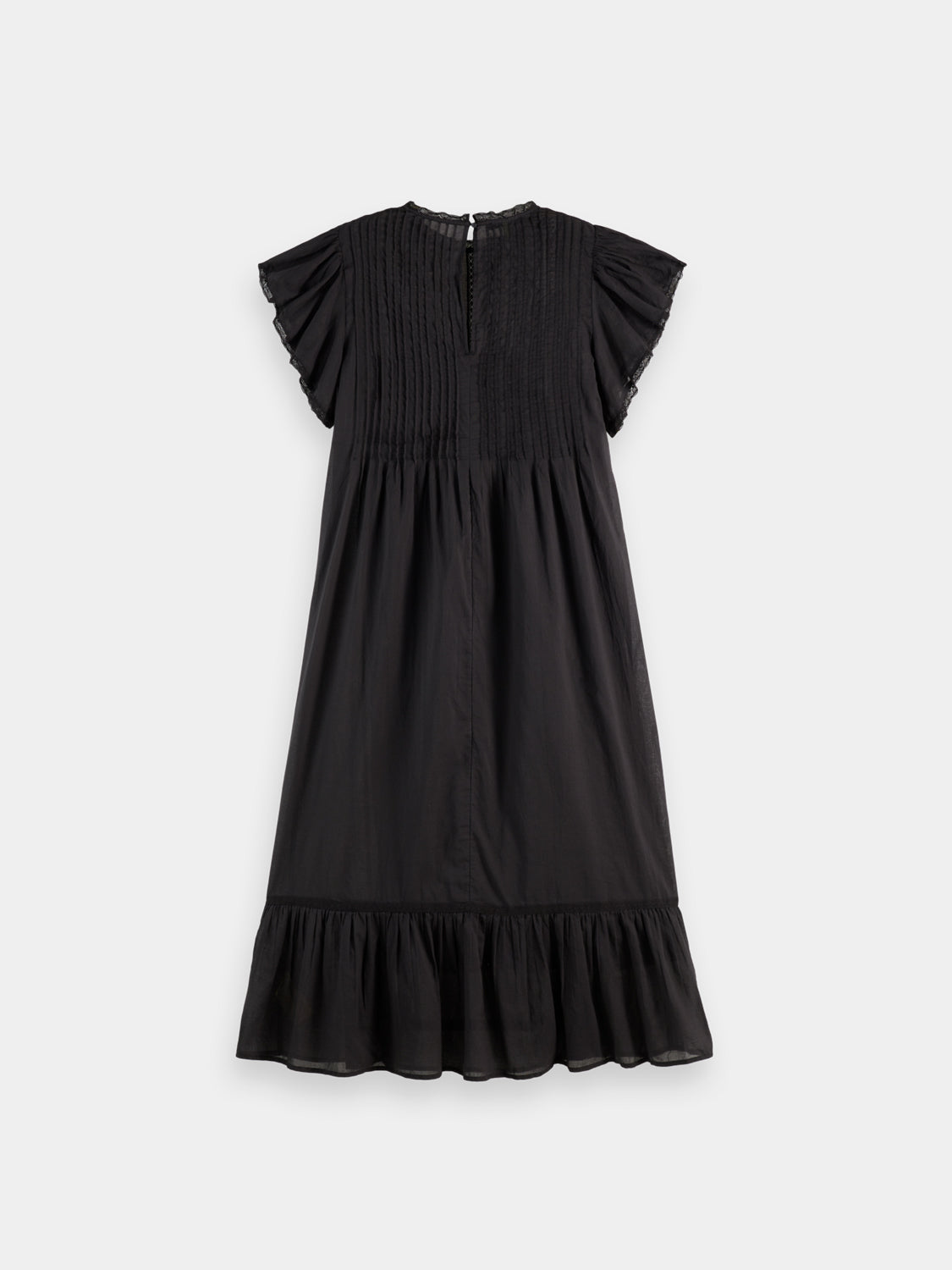 Pleated front maxi dress - Scotch & Soda NZ