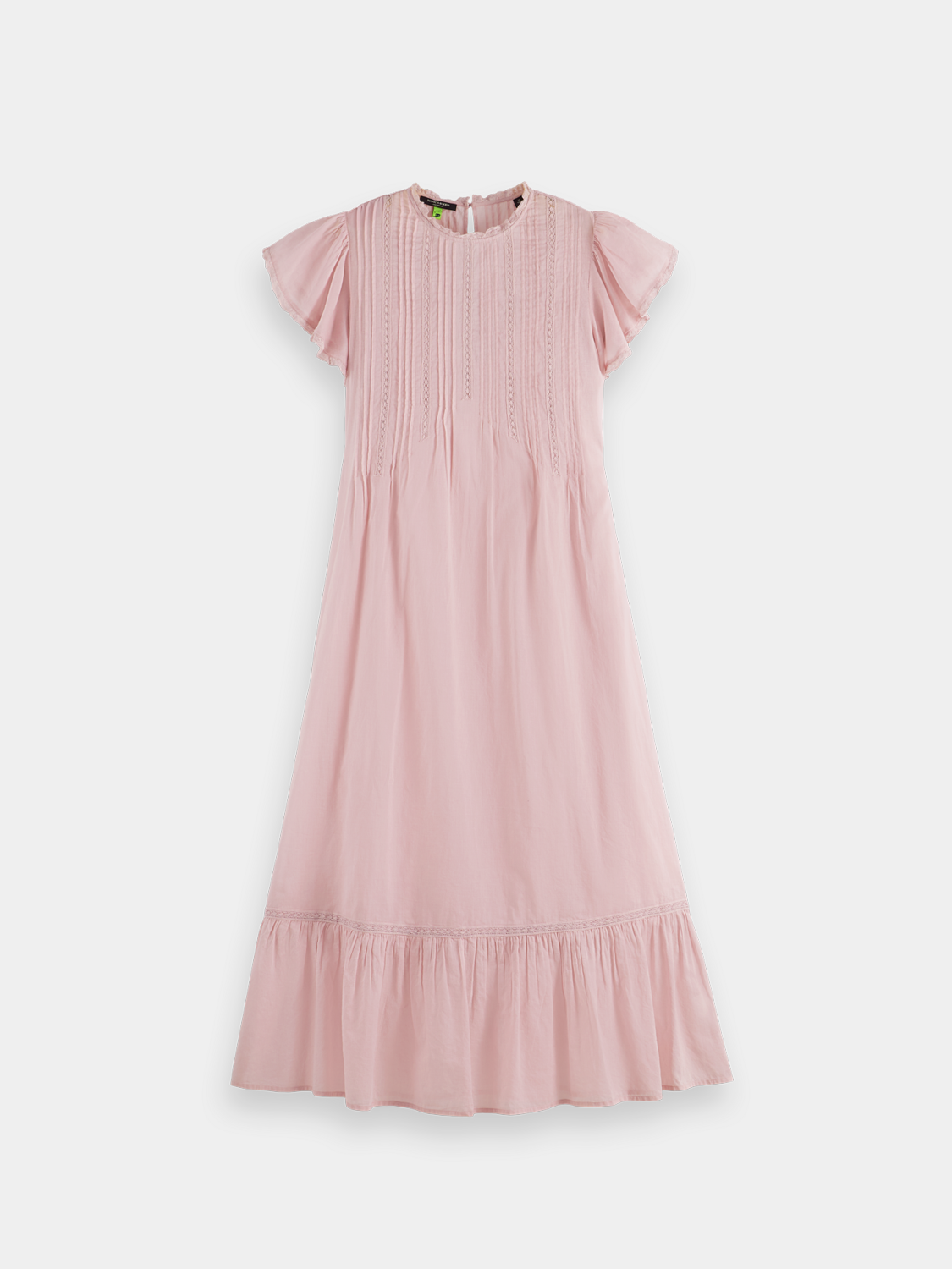 Pleated front maxi dress - Scotch & Soda NZ