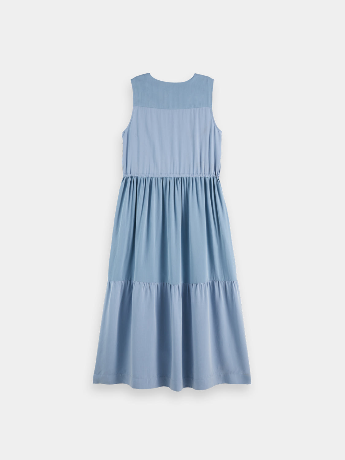 Midi dress with gathered waist - Scotch & Soda NZ