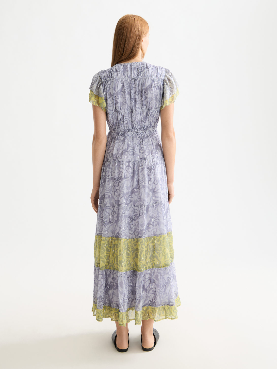 Gathered maxi dress - Scotch & Soda NZ