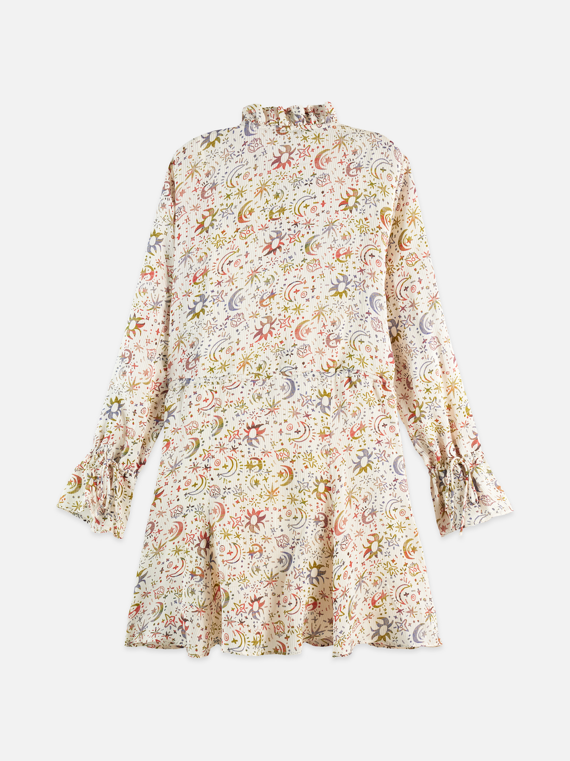 SCOTCH & SODA printed mini dress with all-over pattern and short silhouette