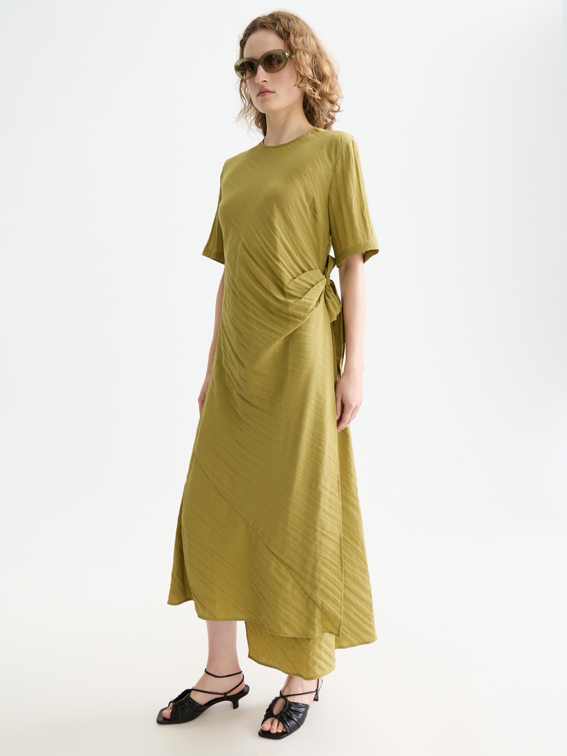 Tie wrap dress