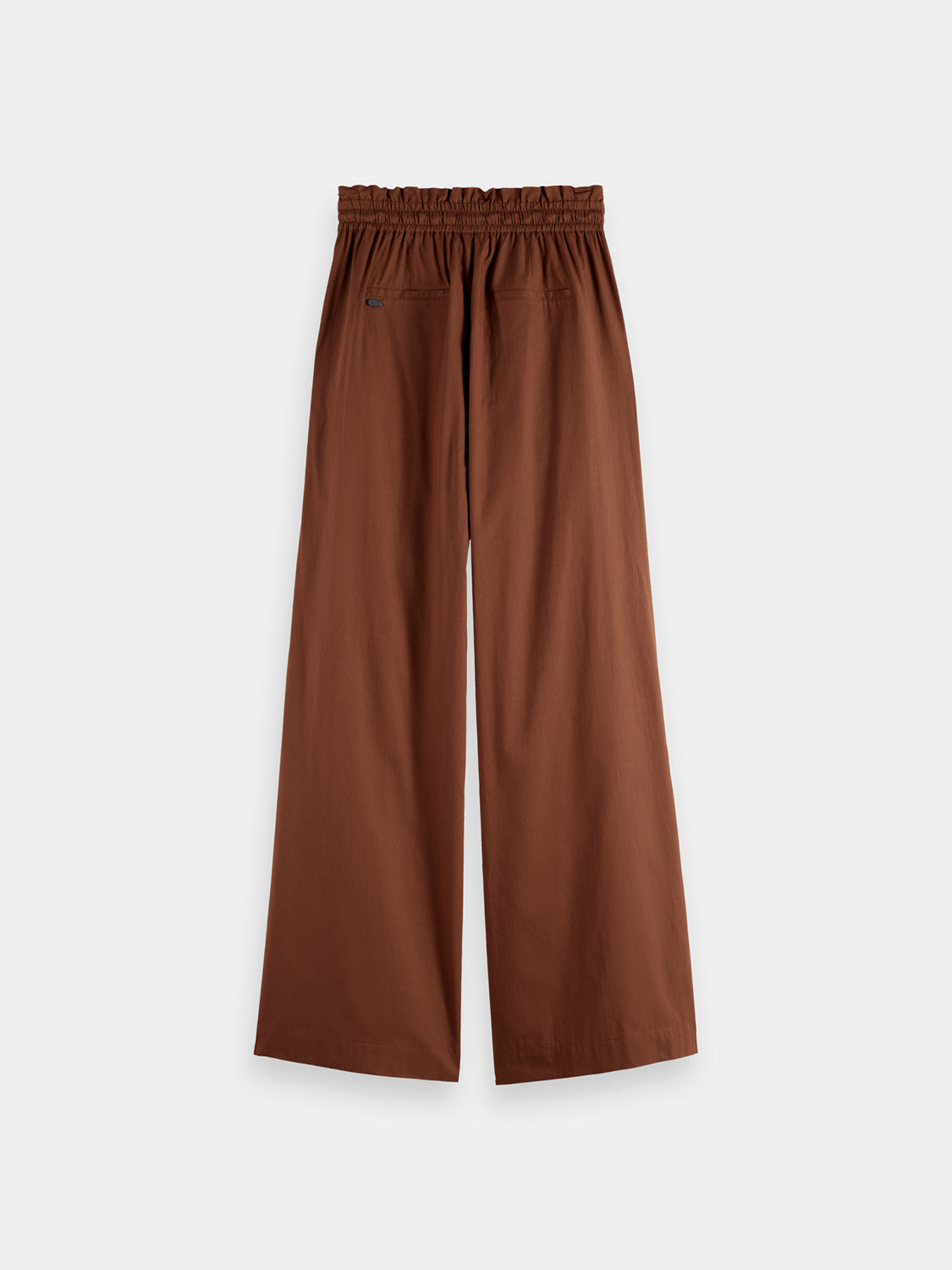 Cotton voile wide fit pants - Scotch & Soda NZ