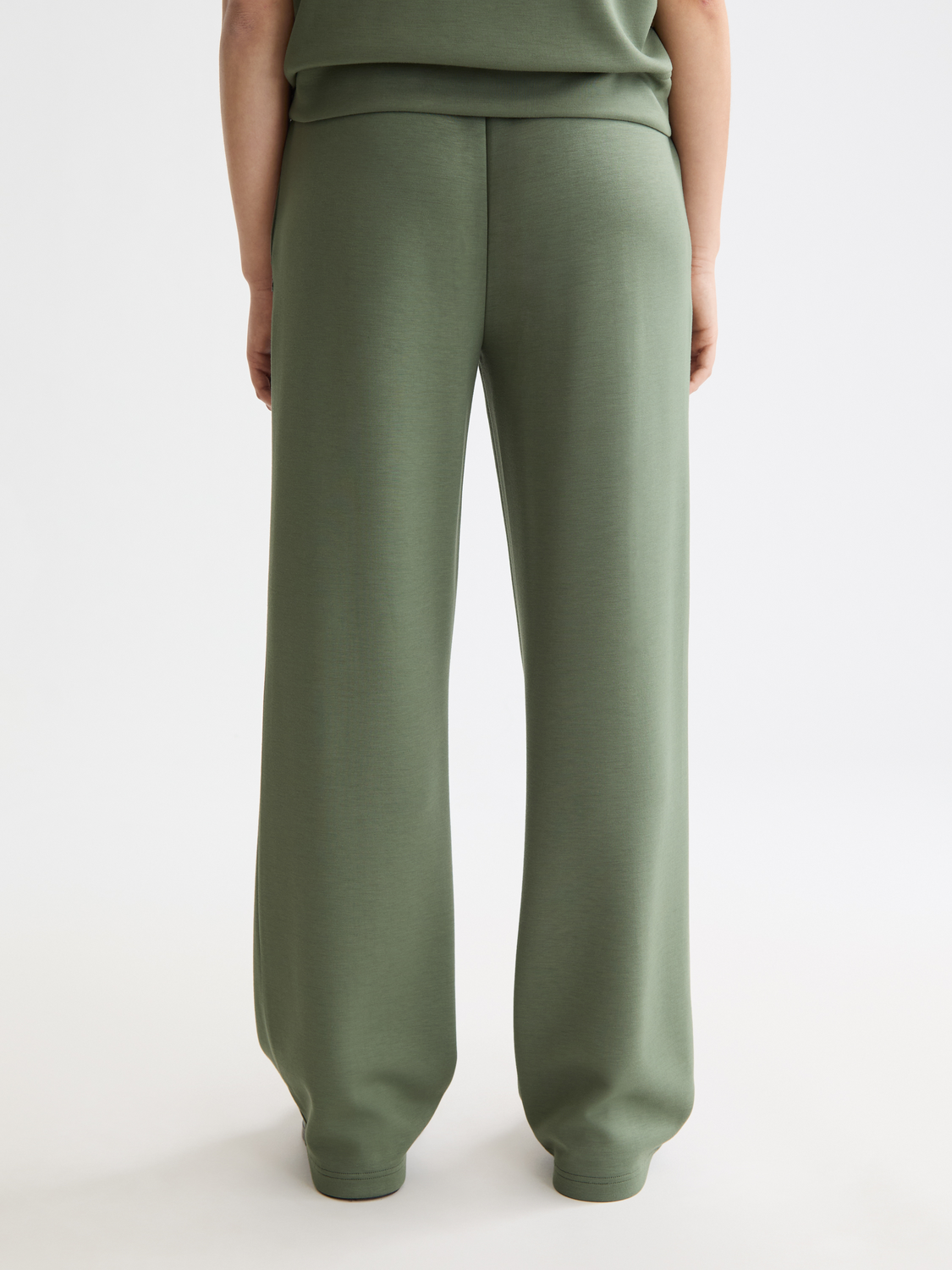 Back view of Scotch & Soda modal sweatpants showing soft fabric, relaxed fit, and subtle branding details.