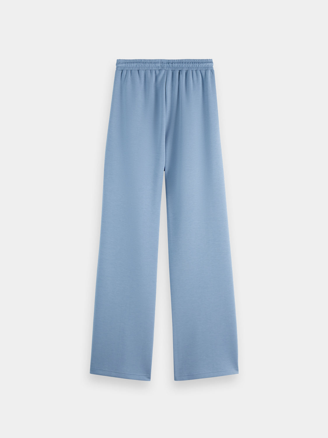 Black Scotch & Soda modal sweatpants with a relaxed fit, featuring an elastic waistband and soft fabric for comfortable wear.