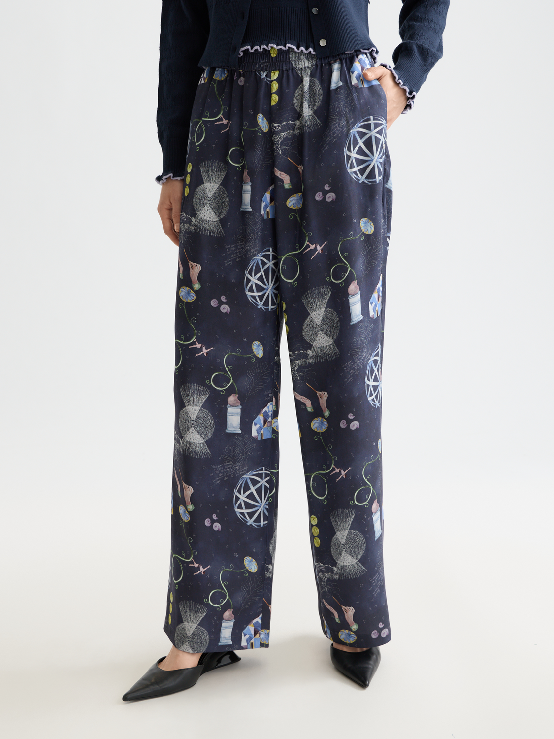 Gia wide fit pants - Scotch & Soda NZ