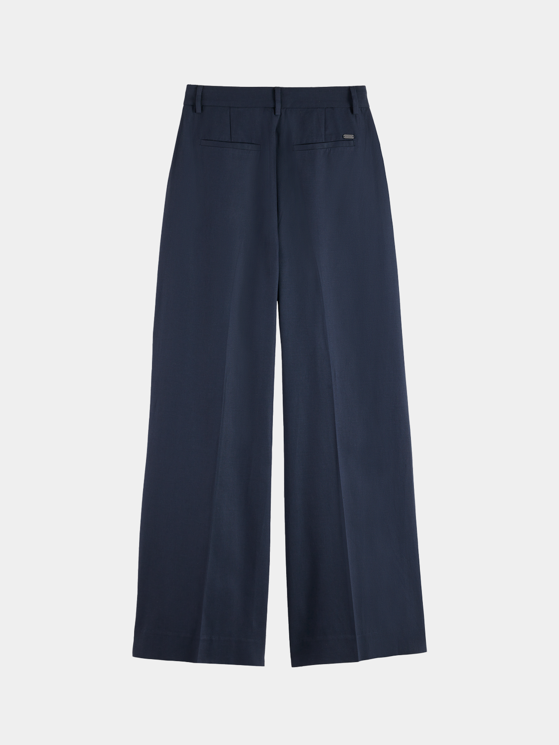 Black Scotch & Soda rose wide-fit pants with a relaxed, comfortable fit and stylish design.