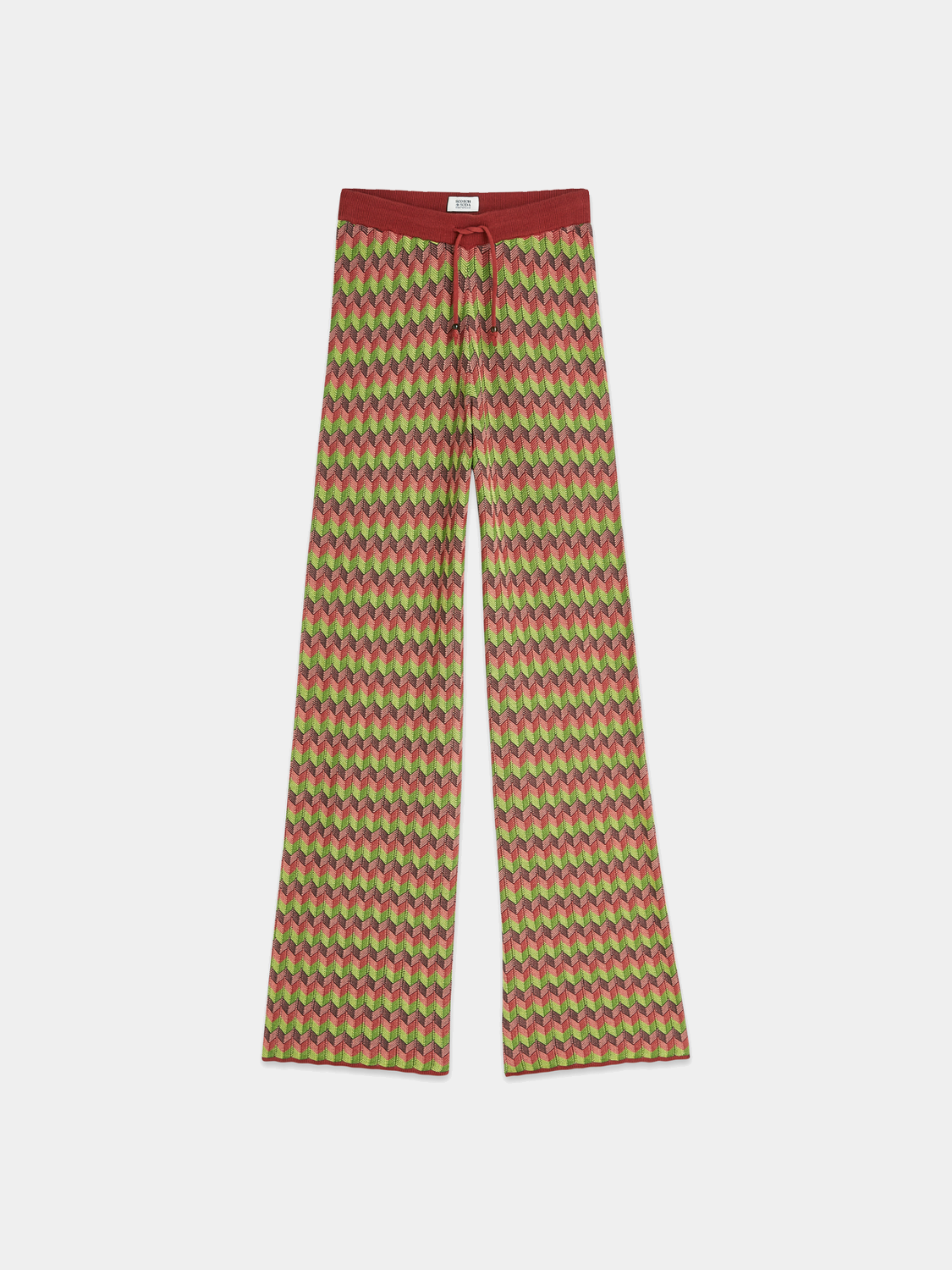 Knitted sweatpants by Scotch & Soda, featuring a relaxed fit and ribbed waistband in soft, cozy fabric.