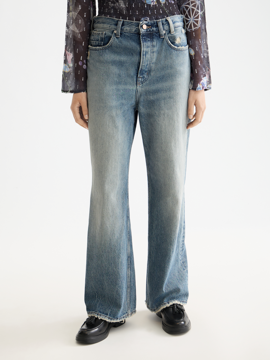 Deep loose fit jeans - Scotch & Soda NZ
