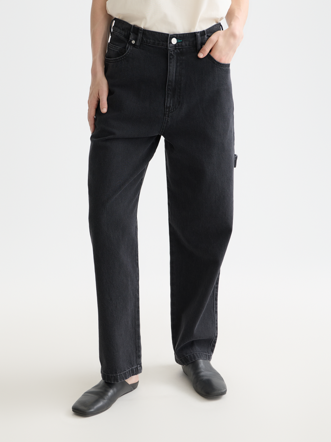 SCOTCH & SODA Raine wide leg fit denim jeans in a relaxed silhouette