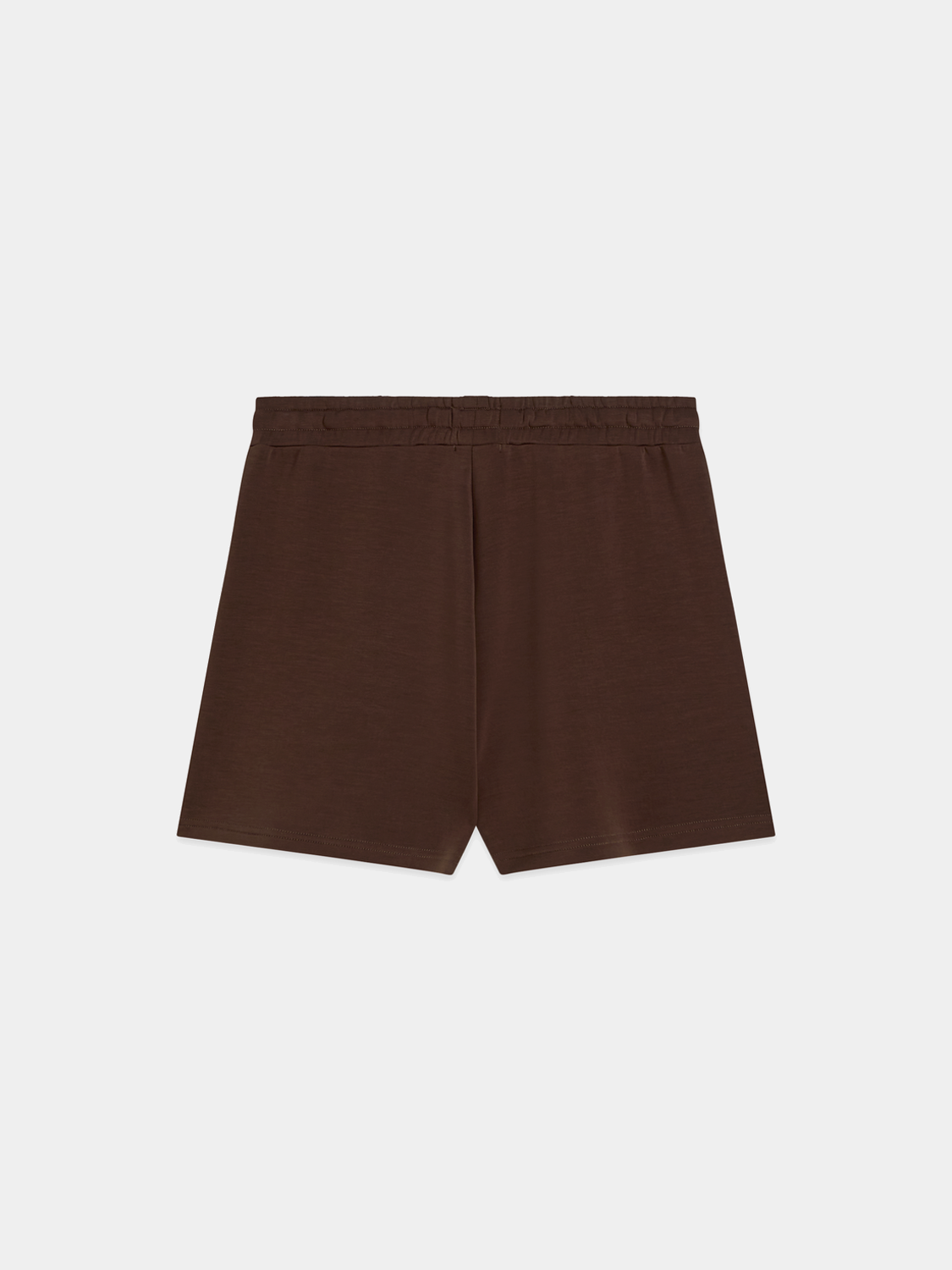 Back view of stylish Tencel shorts by Scotch & Soda, featuring a relaxed fit and natural fabric texture.