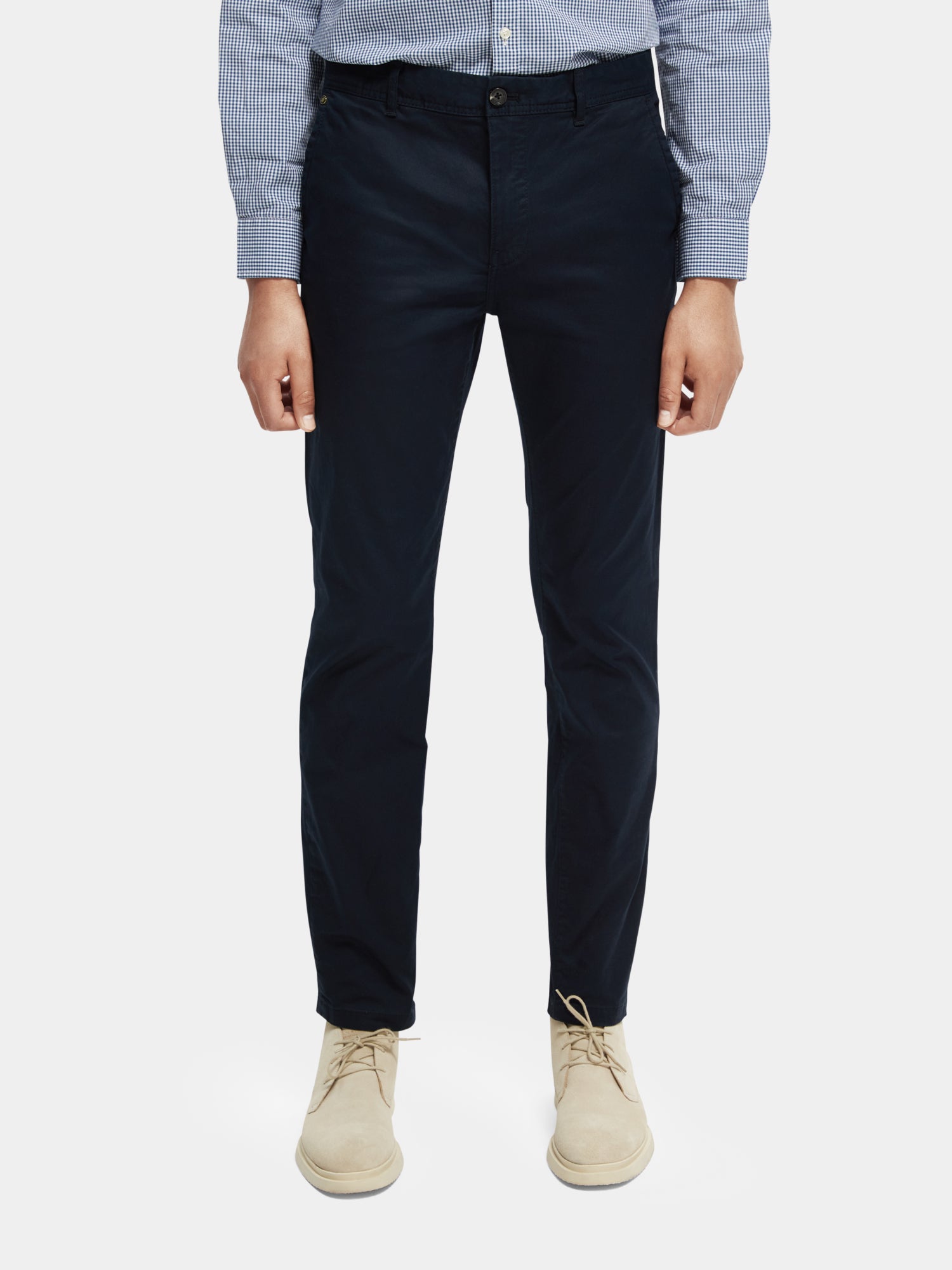 Stuart regular slim fit chinos - Scotch & Soda NZ