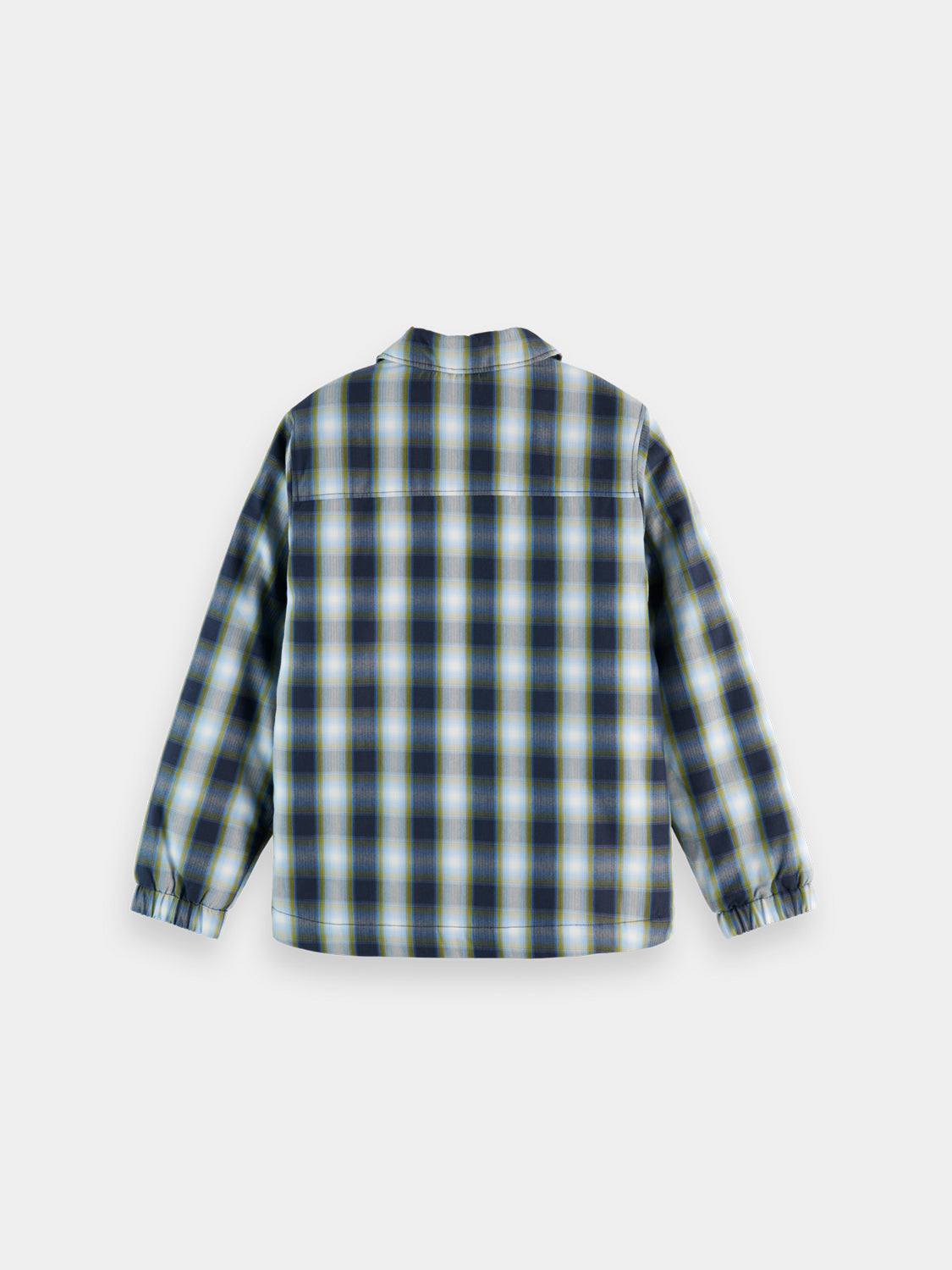 Kids padded shirt jacket by Scotch & Soda, featuring a cozy design with a front button closure and stylish details.