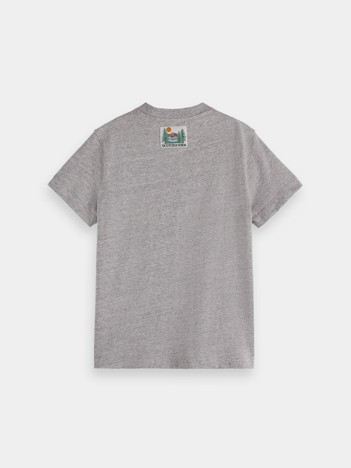 Kids' short sleeve artwork t-shirt by Scotch & Soda featuring colorful graphic design on soft cotton fabric.