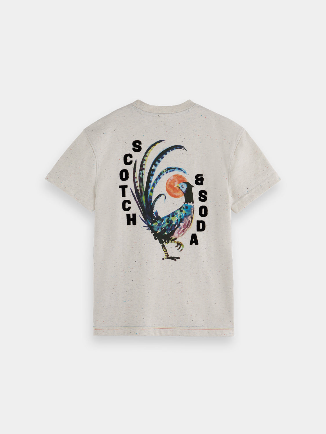 Kids artwork t-shirt by Scotch & Soda, short sleeve tee featuring colorful graphic design on soft fabric.