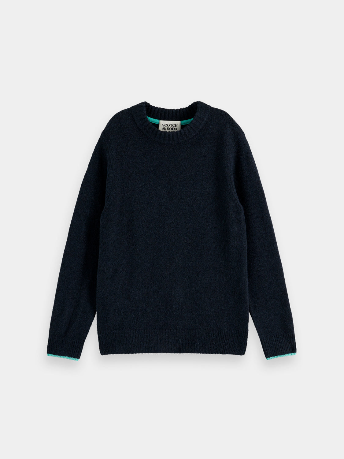 Kids' knitted pullover by Scotch & Soda, featuring a cozy knitwear design in vibrant colors, suitable for children.