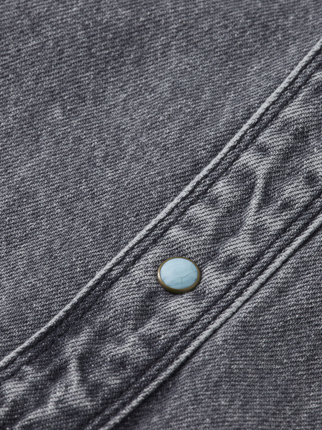 Kids denim overshirt by Scotch & Soda, long-sleeve shirt in classic blue denim with button front and chest pockets.