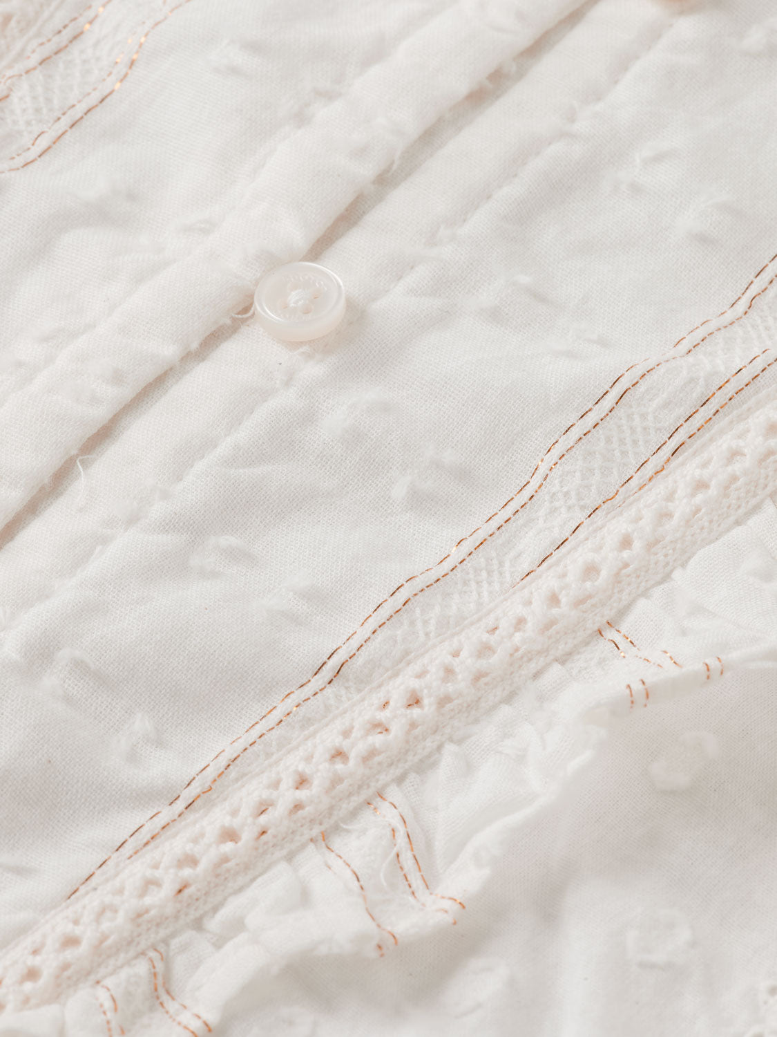 Kids - Lurex cotton shirt - Scotch & Soda NZ