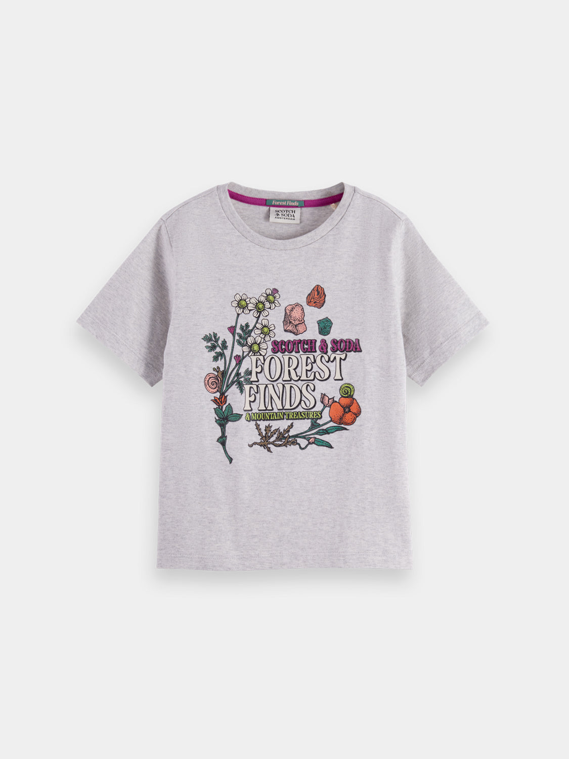 Kids - Melange artwork t-shirt - Scotch & Soda NZ