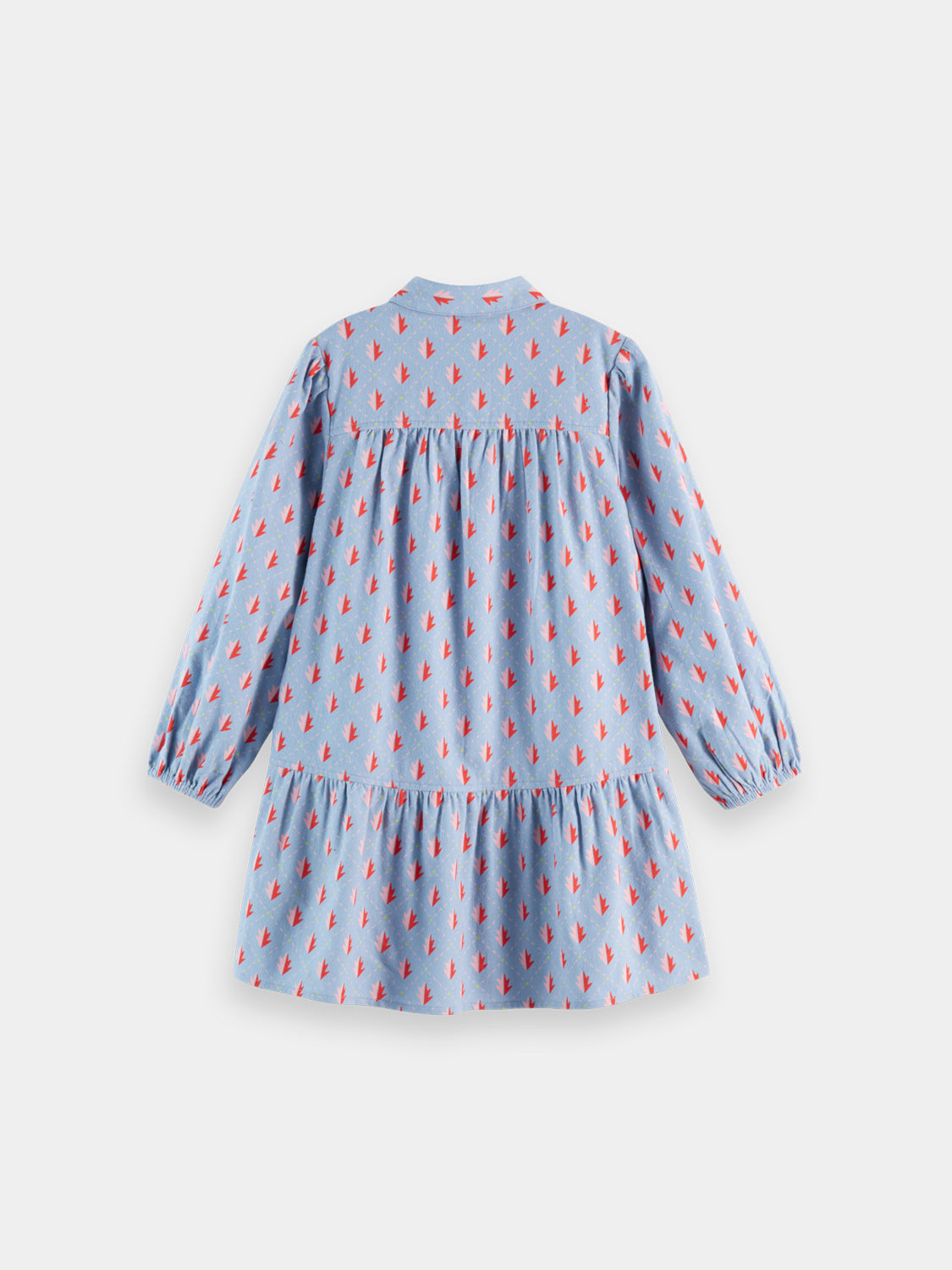 Kids - Flannel printed dress - Scotch & Soda NZ