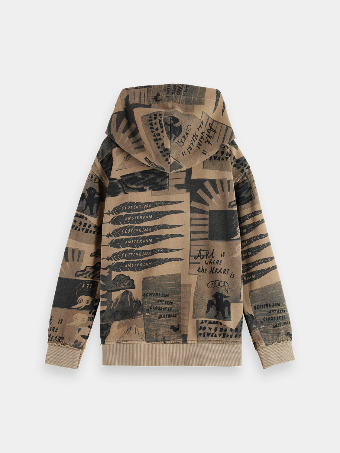 Kids - Zip-through hoodie - Scotch & Soda NZ