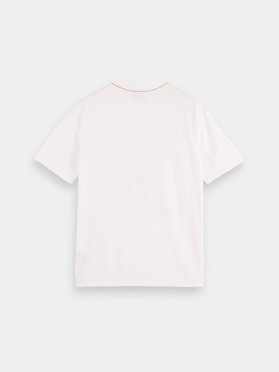 Black artwork t-shirt from Scotch & Soda short sleeve tees collection, featuring graphic design on the front.