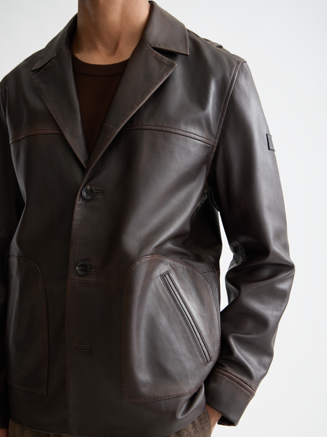 Leather blazer - Scotch & Soda NZ
