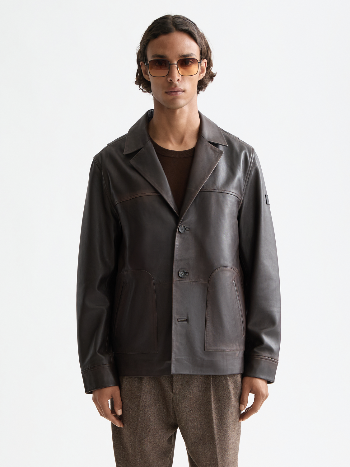 Leather blazer - Scotch & Soda NZ