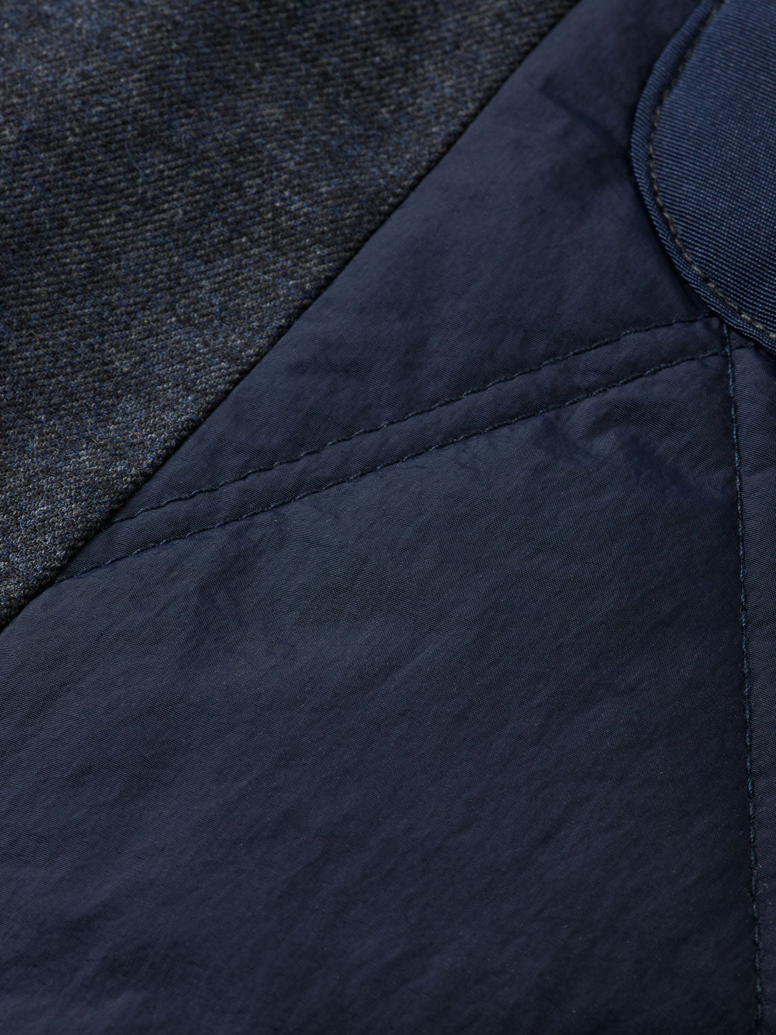 Colorblock padded blazer by Scotch & Soda featuring a stylish, quilted design and vibrant color blocking, perfect for layered looks.