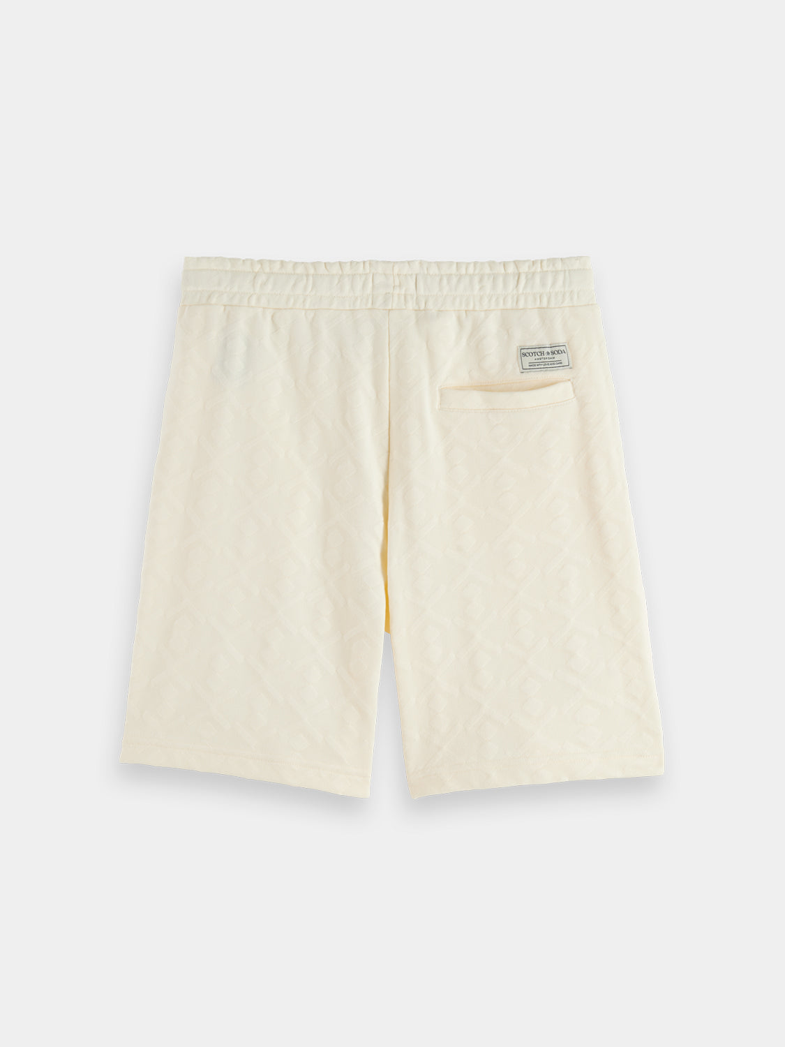 Jacquard terry sweatshorts - Scotch & Soda NZ