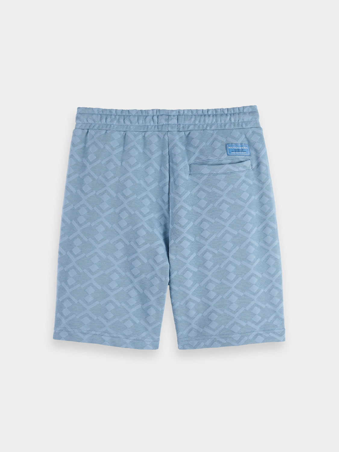 Jacquard terry sweatshorts - Scotch & Soda NZ