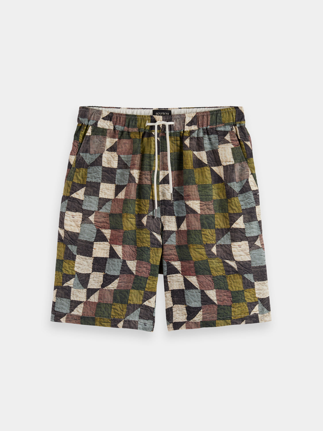 SCOTCH & SODA Fave printed shorts featuring colorful floral pattern and casual fit, perfect for summer wear.