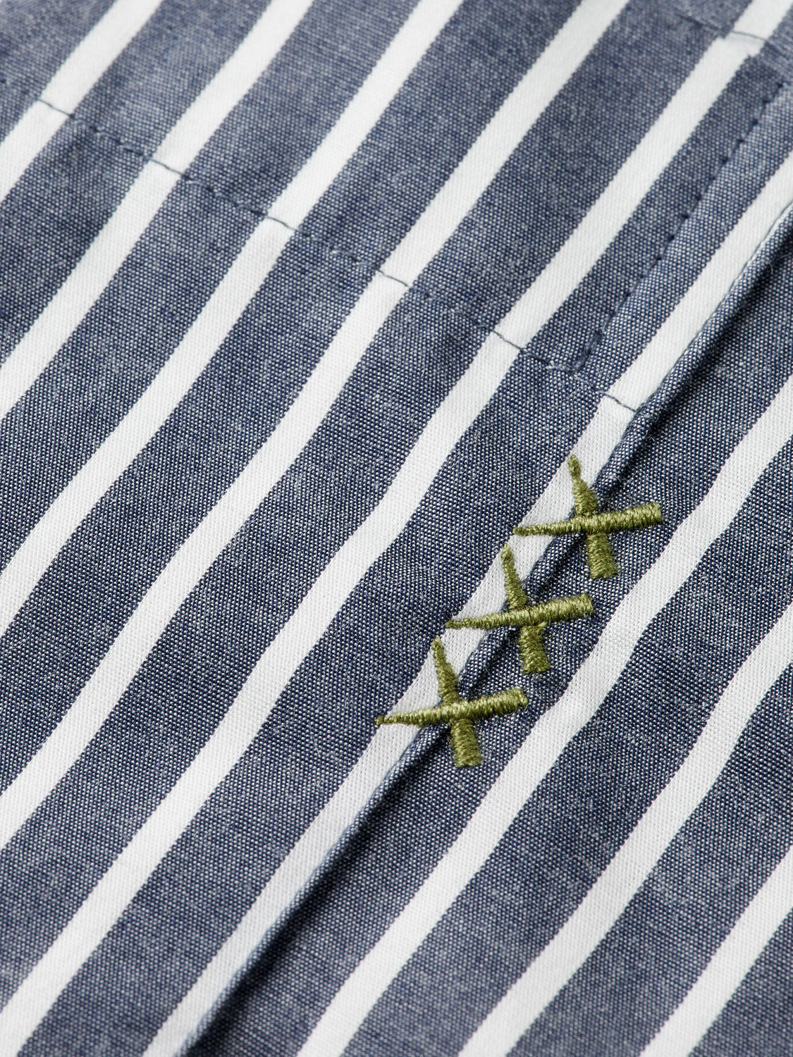 Long sleeve striped poplin shirt by Scotch & Soda, featuring a classic design and button-up front.