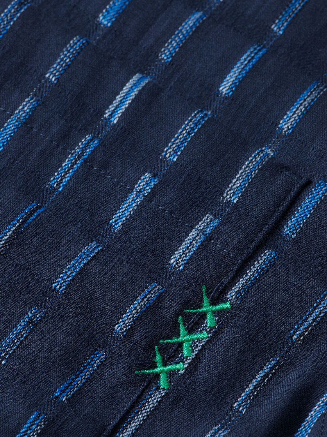 Long-sleeve striped cotton-voile shirt by Scotch & Soda, featuring a lightweight, breathable fabric and classic design.