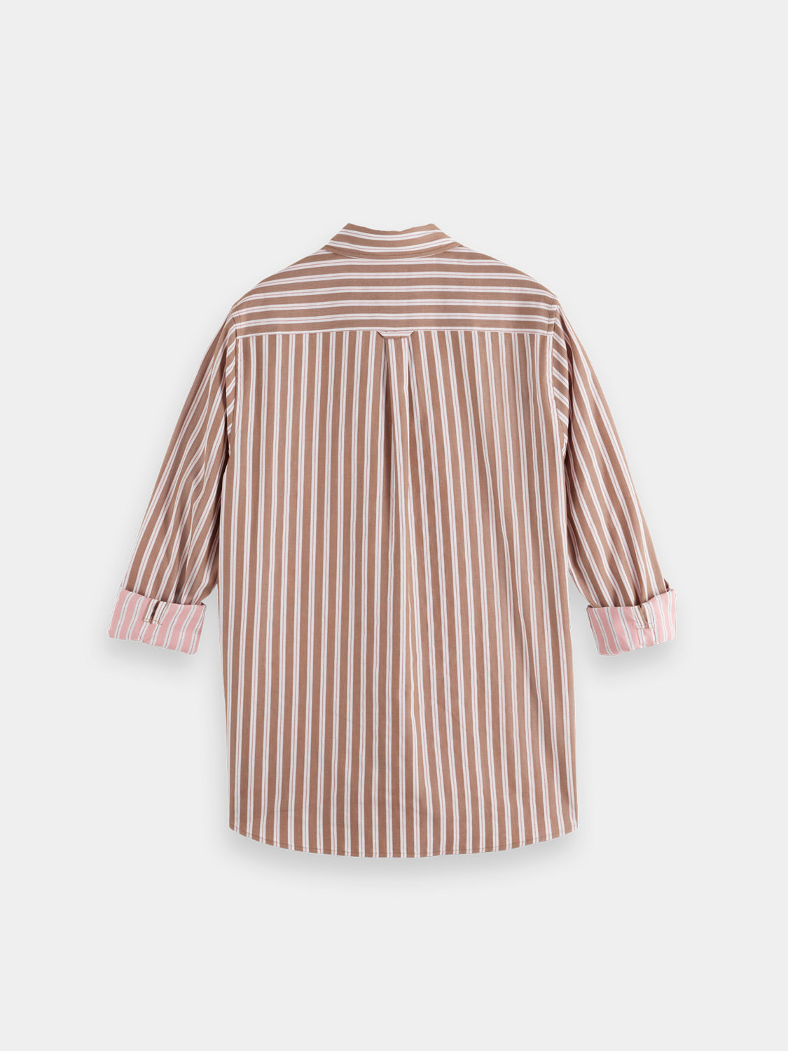 Long sleeve yarn-dyed striped shirt by Scotch & Soda, featuring a classic pattern and tailored fit.