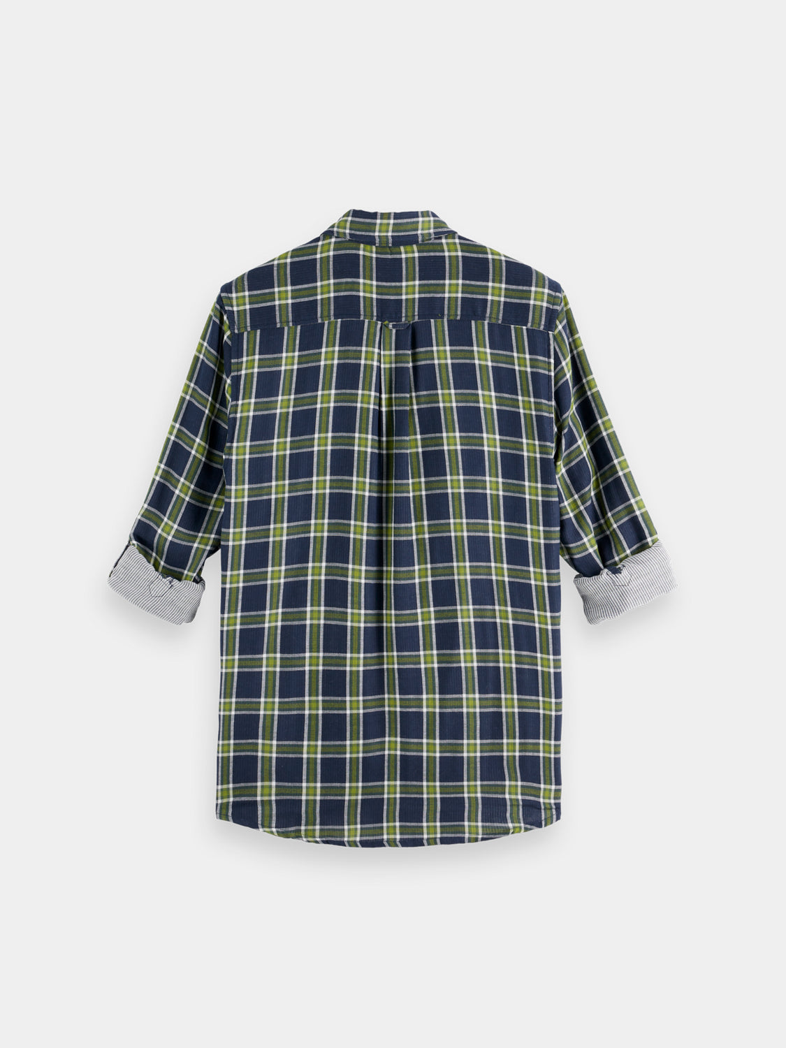 Double face check shirt - Scotch & Soda NZ
