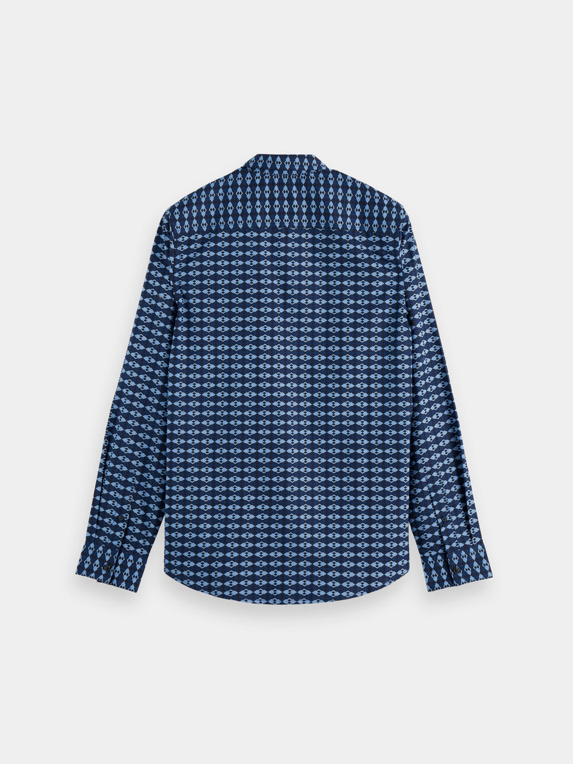 Long sleeve printed shirt by Scotch & Soda featuring a stylish design and comfortable fit, shown in the product image.