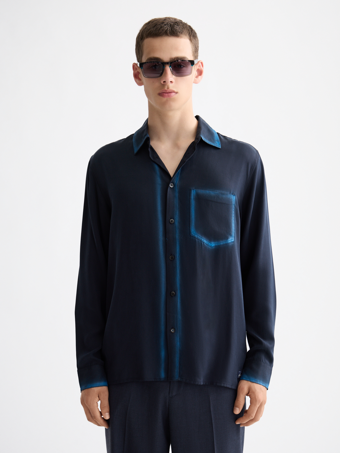 Relaxed-fit Scotch & Soda long sleeve shirt with a casual design, featuring a comfortable fit and stylish details.