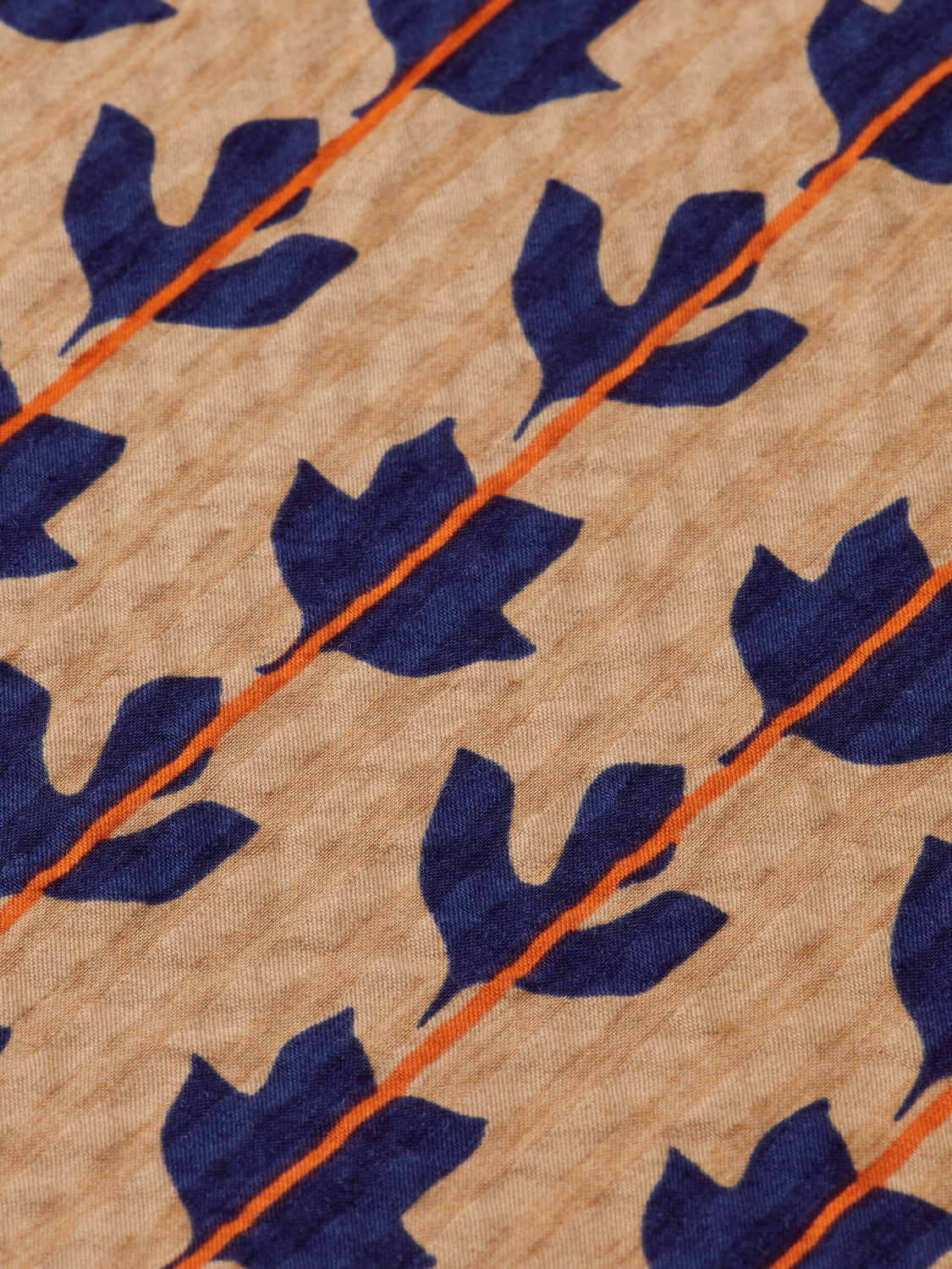 Long sleeve printed shirt by Scotch & Soda featuring vibrant patterns and classic collar design.